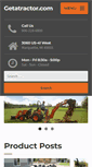 Mobile Screenshot of getatractor.com