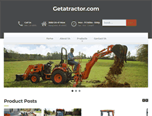 Tablet Screenshot of getatractor.com